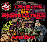 Extreme Ghostbusters Title Screen